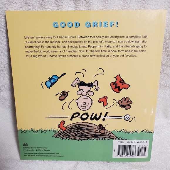 Y2K 2001 It's a Big World, Charlie Brown (Peanuts (Ballantine)) - Paperback - Picture 2 of 3